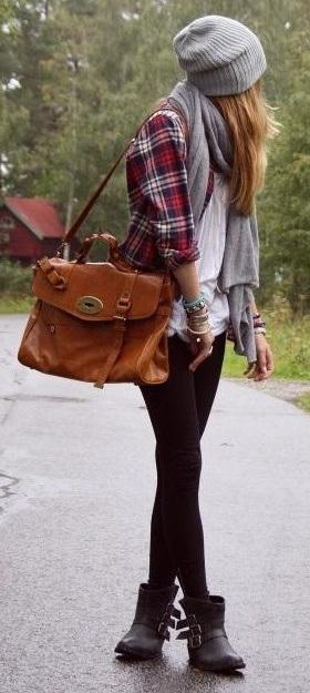 In plaid I believe… how-to-wear-plaid