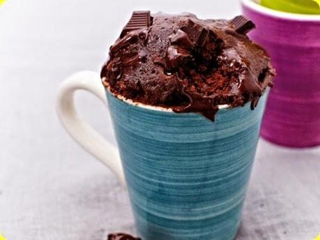 Mugcake al cioccolato e peperoncino