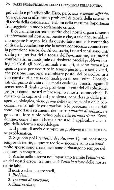 Karl R. Popper, Tutta la vita è risolvere problemi. Scritti sulla conoscenza, la storia e la politica, Rusconi 1996, p. 25-29 e 35-41