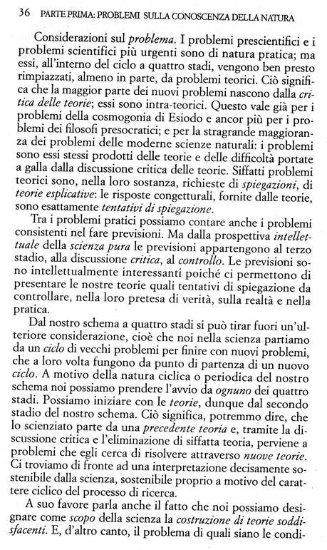 Karl R. Popper, Tutta la vita è risolvere problemi. Scritti sulla conoscenza, la storia e la politica, Rusconi 1996, p. 25-29 e 35-41