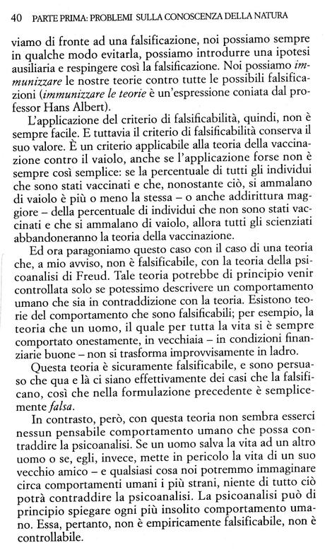 Karl R. Popper, Tutta la vita è risolvere problemi. Scritti sulla conoscenza, la storia e la politica, Rusconi 1996, p. 25-29 e 35-41