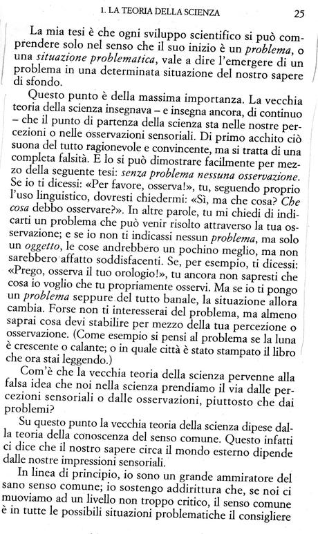 Karl R. Popper, Tutta la vita è risolvere problemi. Scritti sulla conoscenza, la storia e la politica, Rusconi 1996, p. 25-29 e 35-41