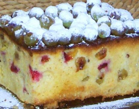 Torta con l'uva