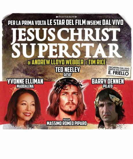 JESUS CHRIST SUPERSTAR....L'INTRAMONTABILE...A 40 ANNI DALLO STORICO FILM... A 20 ANNI  DALLA PRIMA EDIZIONE ITALIANA  DELLA VERSIONE TEATRALE...CON IL GESU', LA MADDALENA E IL PILATO DEL FILM...........AL TEATRO SISTINA DI ROMA