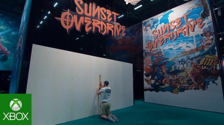 Sunset Overdrive - Il murales della GamesCom 2014