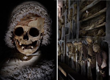 Le mummie e le catacombe di Palermo in un libro.