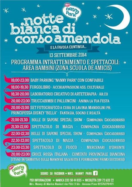 Notte Bianca ad Ancona, anche per i bambini