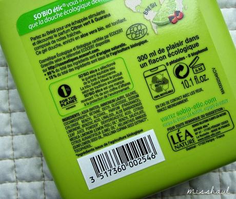 [Recensione] So Bio Etic - Gel Doccia Lime e Guaranà