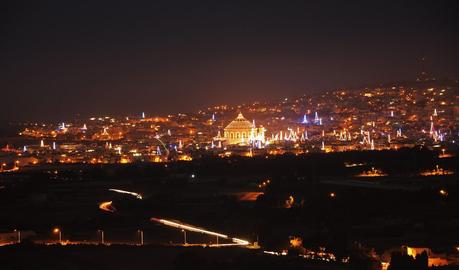 Panorama notturno Malta