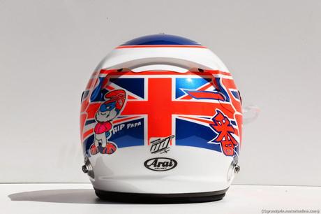 Arai GP-6 J.Button 2014 by Uffedesigns