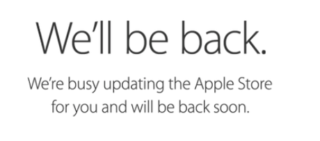 Apple Store Online va nuovamente Down prima dei pre-ordini dell’iPhone 6