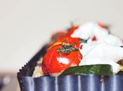 Crostata riso ratatuia burrata