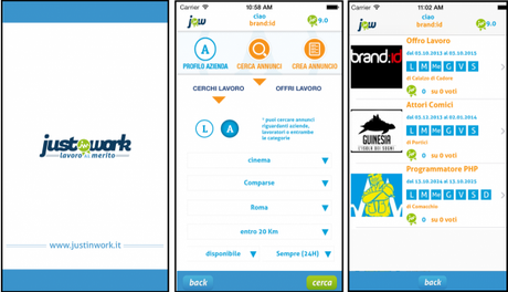 justinwork 600x345 Justinwork, lapp che ti trova lavoro in un batter docchio applicazioni  offerte di lavoro justinwork app android 