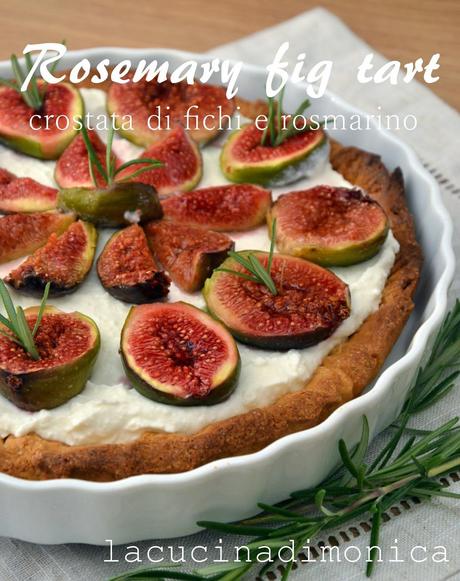 crostata di fichi e rosmarino - rosemary fig tart