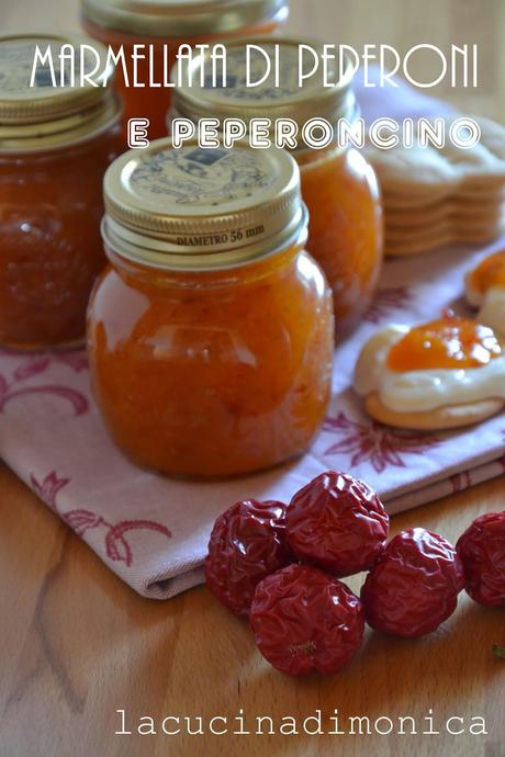 MARMELLATA DI PEPERONI E PEPERONCINO