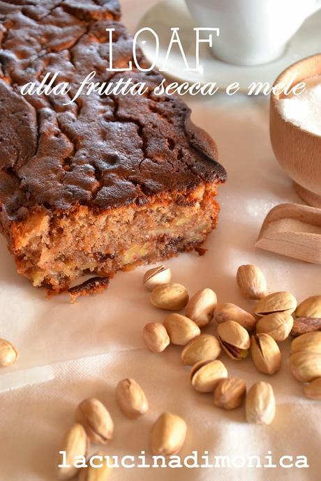 loaf con frutta secca e mele