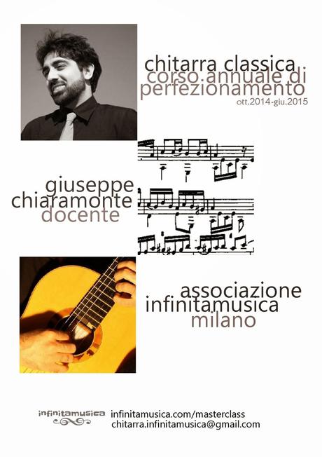 Giuseppe Chiaramonte: Corso Annuale di Perfezionamento per Chitarra Classica a Milano