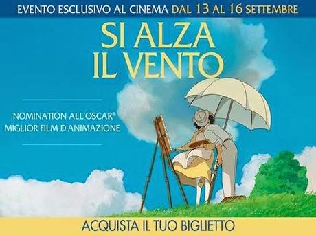 Si alza il vento di Miyazaki al cinema...per quattro giorni