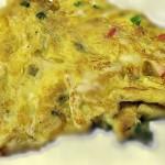 Omelette Alla Provenzale damgas in cucina