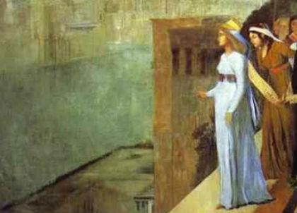 Semiramide alla costruzione di Babilonia di E. Degas (particolare)