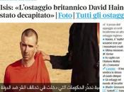 ISIS, terzo ostaggio decapitato, ‘mappe’ dello Stato Islamico