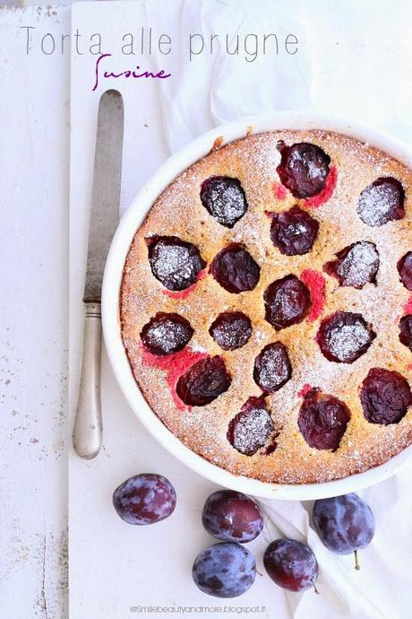 Torta alle prugne, ci vuole poco...