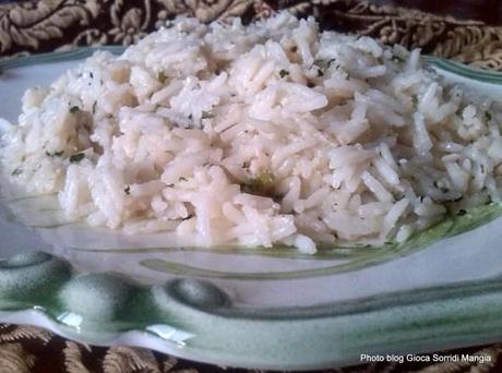 Riso pilaf alla menta.