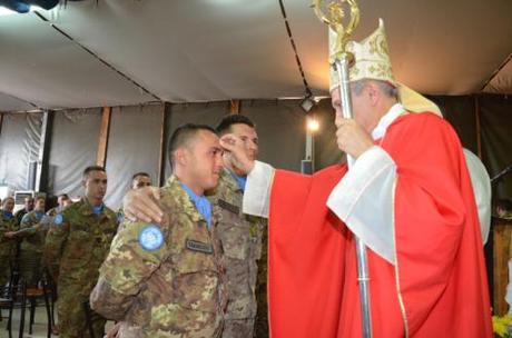 Libano/ UNIFIL. Il Nunzio Apostolico cresima dieci militari del contingente