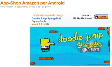 Amazon.it App Shop per Android i migliori giochi e applicazioni per Kindle Fire e dispositivi Android2 600x360 Doodle Jump Spongebob gratis solo per oggi su Amazon App Shop giochi  App Shop amazon app shop 