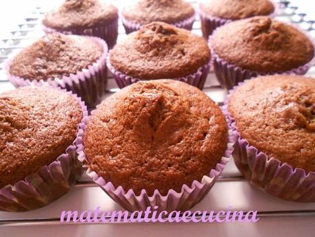 Cupcakes con Cacao e Banane