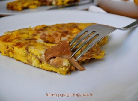 Frittata con Finferli e Pecorino