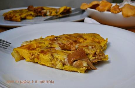 Frittata con Finferli e Pecorino