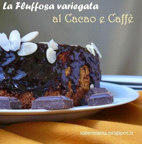 Chiffon Cake Variegata al Cacao e Caffé