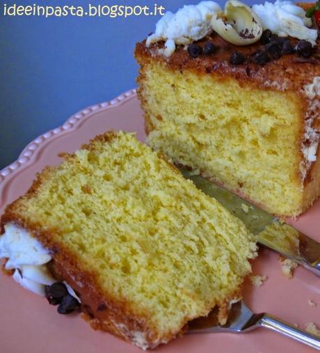 Chiffon Cake con Caramello Salato, Fragole e Panna