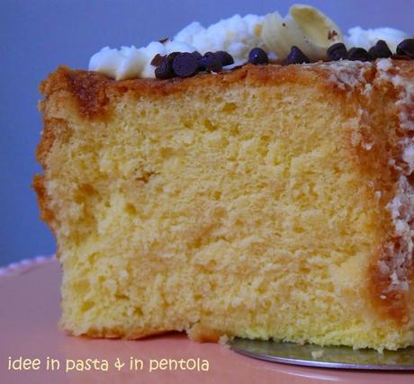 Chiffon Cake con Caramello Salato, Fragole e Panna