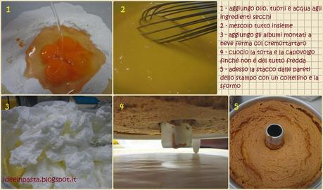 Chiffon Cake con Caramello Salato, Fragole e Panna