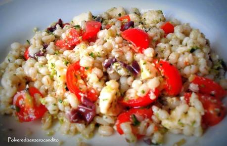 Insalata d'orzo fredda