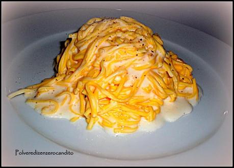 Tagliolini con fonduta di Castelmagno