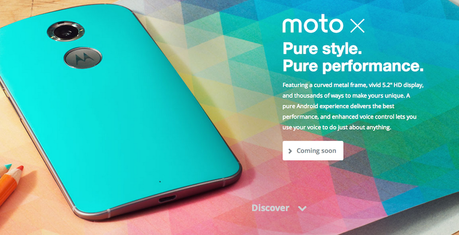 Moto X: pronta al lancio la versione Pure Edition