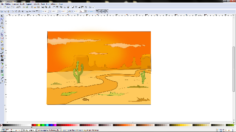 Il risultato finale in Inkscape