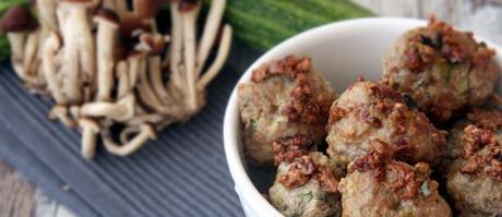 ricette polpette funghi zucchine