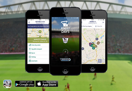 La Premier League lancia l'Away Days app