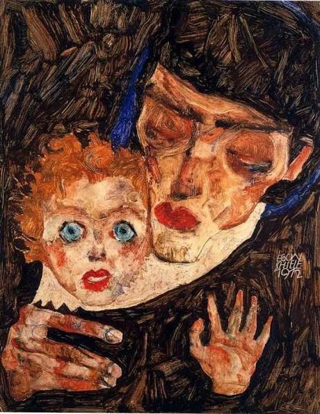 Mother and son, Egon Schiele