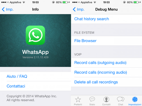 Whatsapp beta VoIP