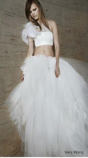 aito da sposa due pezzi vera wang