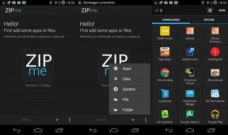 zipme 600x355 ZIPme: creare file zip di applicazioni da installare tramite recovery applicazioni  play store google play store 