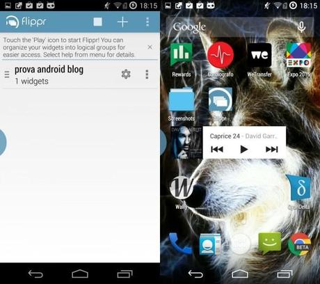 download 14 600x533 Flippr: come avere sempre i widget a portata di swipe applicazioni  play store google play store 