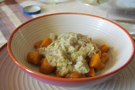 Gnocchi di zucca con sugo ai carciofi