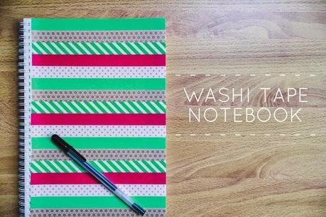 Quaderno+washi tape [Idee&DIY]