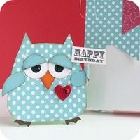 13-cafe-creativo - big shot- scrapbooking - biglietto card gufo owl